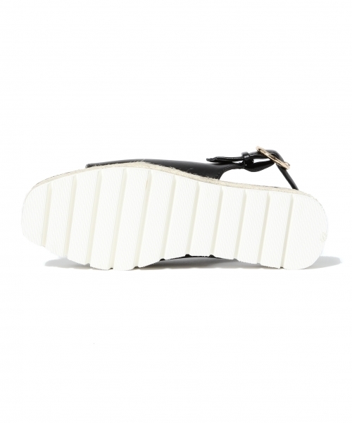 HARE（ハレ）の「ジュートコンビサンダル(HARE)（サンダル・レディース・ブラック/ボルドー・LARGE/MEDIUM）」の6枚目の写真