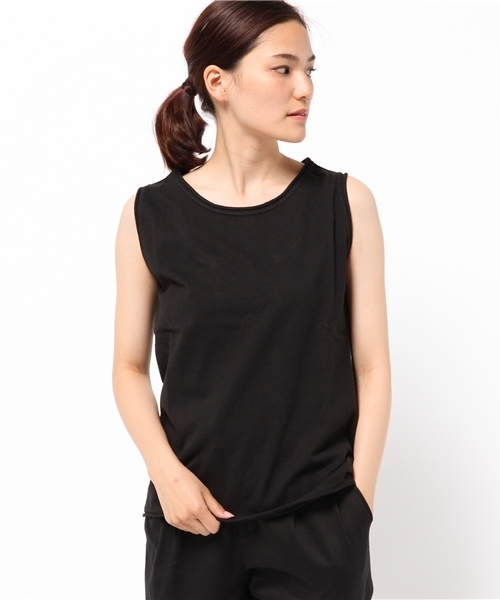 cepo（セポ）の「ドヅメバイオスリーブレス（Tシャツ/カットソー・レディース・ブラック/オフホワイト/オレンジ/ブラウン・MEDIUM）」の3枚目の写真