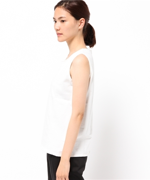 cepo（セポ）の「ドヅメバイオスリーブレス（Tシャツ/カットソー・レディース・ブラック/オフホワイト/オレンジ/ブラウン・MEDIUM）」の8枚目の写真