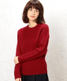 green label relaxing | CB HAMILTON ARAN C/N 5Gニット(ニット/セーター)