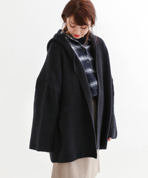 URBAN RESEARCH Sonny Label | Sonny Label Wフェイスフード付ニットカーディガン(カーディガン/ボレロ)