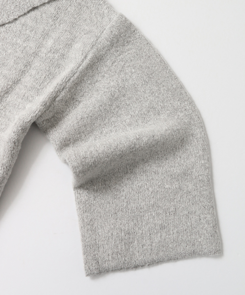 URBAN RESEARCH Sonny Label(アーバンリサーチサニーレーベル)の「Sonny Label Wフェイスフード付ニットカーディガン(カーディガン/ボレロ・レディース・グレー/ネイビー・FREE)」の4枚目の写真