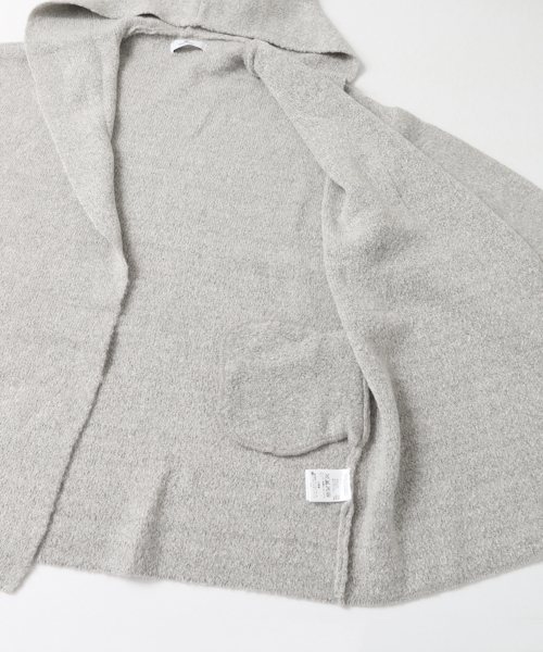 URBAN RESEARCH Sonny Label(アーバンリサーチサニーレーベル)の「Sonny Label Wフェイスフード付ニットカーディガン(カーディガン/ボレロ・レディース・グレー/ネイビー・FREE)」の6枚目の写真