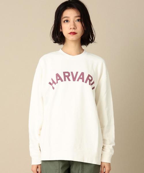 Another Edition（アナザーエディション）の「GOOD ROCK SPEEDカレッジロゴプルオーバー/BCgood/s ｶﾚｯｼﾞﾛｺﾞPO（スウェット・レディース・ホワイト/ネイビー・FREE）」の5枚目の写真