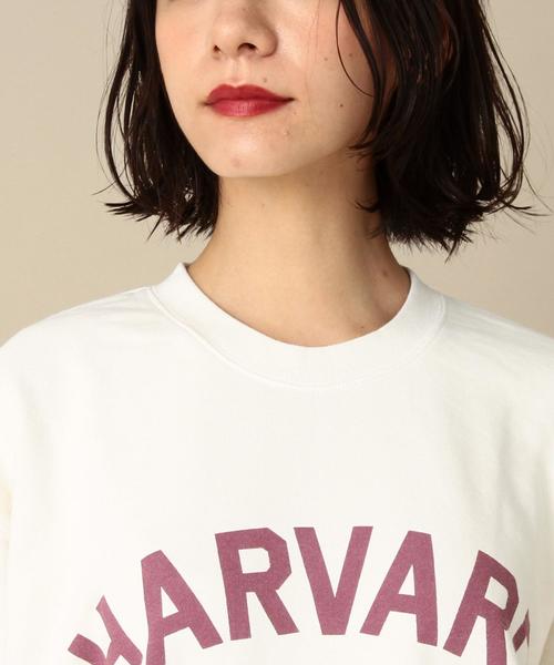 Another Edition（アナザーエディション）の「GOOD ROCK SPEEDカレッジロゴプルオーバー/BCgood/s ｶﾚｯｼﾞﾛｺﾞPO（スウェット・レディース・ホワイト/ネイビー・FREE）」の6枚目の写真