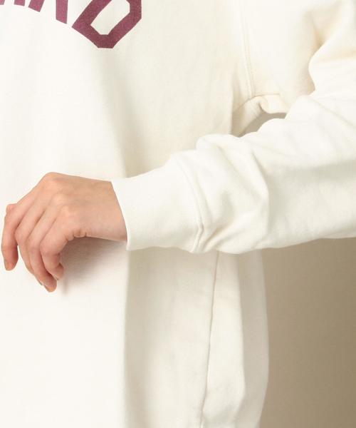 Another Edition（アナザーエディション）の「GOOD ROCK SPEEDカレッジロゴプルオーバー/BCgood/s ｶﾚｯｼﾞﾛｺﾞPO（スウェット・レディース・ホワイト/ネイビー・FREE）」の8枚目の写真