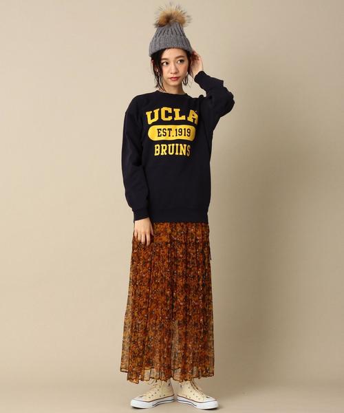 Another Edition（アナザーエディション）の「GOOD ROCK SPEEDカレッジロゴプルオーバー/BCgood/s ｶﾚｯｼﾞﾛｺﾞPO（スウェット・レディース・ホワイト/ネイビー・FREE）」の15枚目の写真