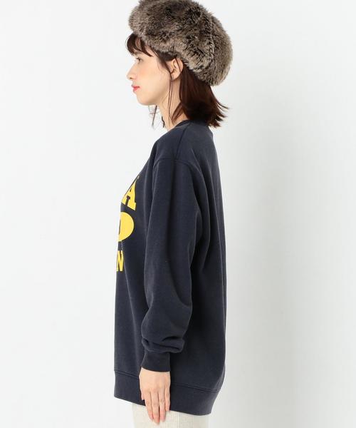 Another Edition（アナザーエディション）の「GOOD ROCK SPEEDカレッジロゴプルオーバー/BCgood/s ｶﾚｯｼﾞﾛｺﾞPO（スウェット・レディース・ホワイト/ネイビー・FREE）」の22枚目の写真