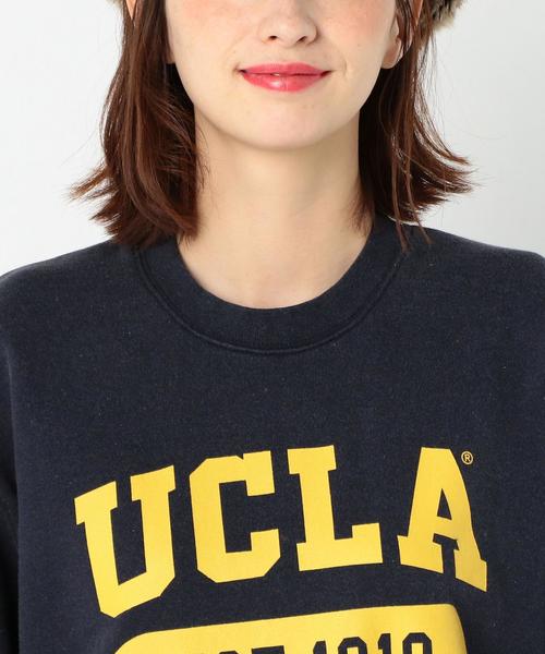 Another Edition（アナザーエディション）の「GOOD ROCK SPEEDカレッジロゴプルオーバー/BCgood/s ｶﾚｯｼﾞﾛｺﾞPO（スウェット・レディース・ホワイト/ネイビー・FREE）」の17枚目の写真