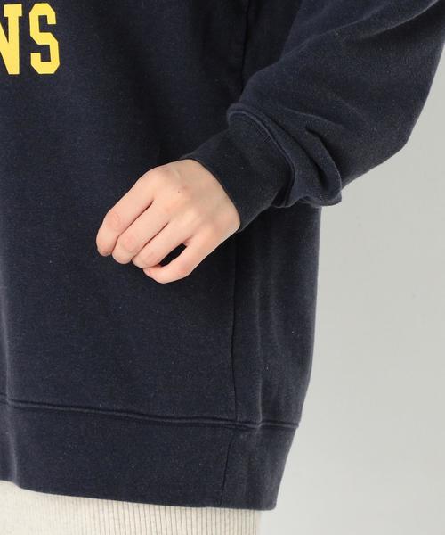 Another Edition（アナザーエディション）の「GOOD ROCK SPEEDカレッジロゴプルオーバー/BCgood/s ｶﾚｯｼﾞﾛｺﾞPO（スウェット・レディース・ホワイト/ネイビー・FREE）」の18枚目の写真