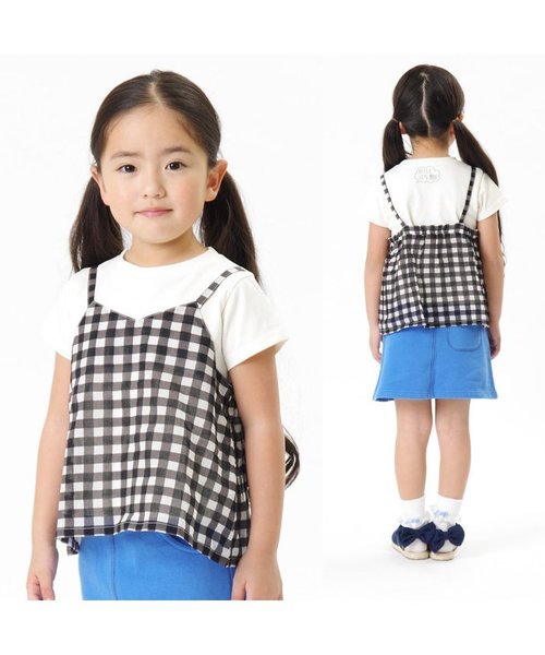 BREEZE（ブリーズ）の「キャミ付きTシャツ（Tシャツ/カットソー・キッズ・ブラック/サックスブルー/レッド・140/90/95/80/100/120/110/130）」の15枚目の写真