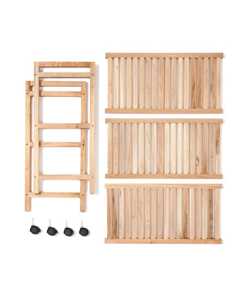 Francfranc(フランフラン)の「【W650xH720】ミン ワゴン ワイド ナチュラル(家具・レディース・マルチ・FREE)」の2枚目の写真