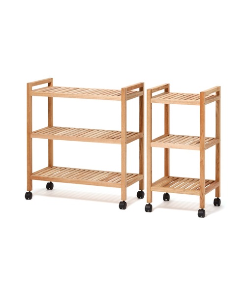 W650xH720】ミン ワゴン ワイド ナチュラル（家具）｜Francfranc