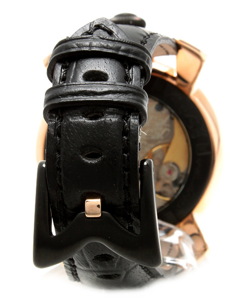 BRILLA per il gusto（ブリッラペルイルグースト）の「GaGa MILANO / MANUALE PLACCATO ORO 5014.1（アナログ腕時計・メンズ・ブラック・ONE SIZE）」の3枚目の写真