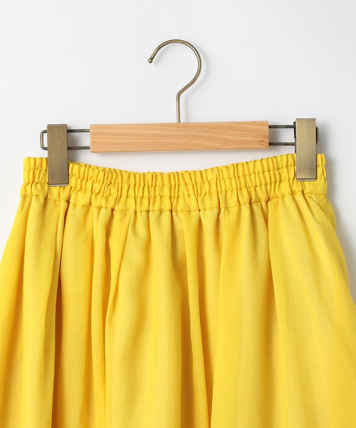 Tiara（ティアラ）の「ボイルギャザーカラースカート（スカート）」 - WEAR 