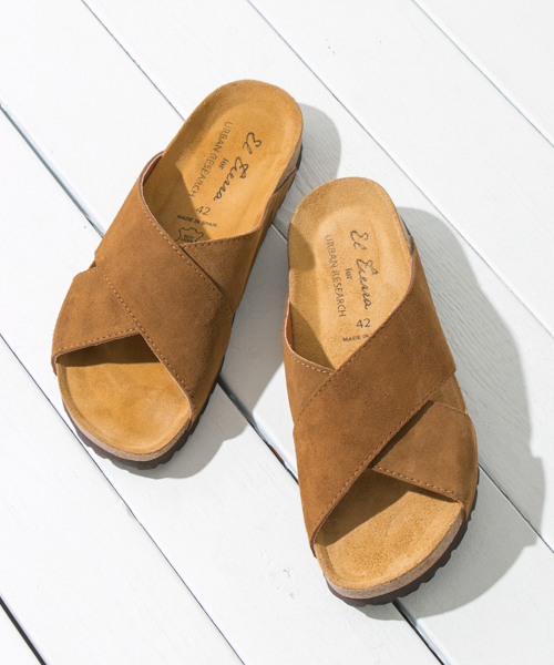 URBAN RESEARCH（アーバンリサーチ）の「EL TIERRA×UR SUEDE SANDALS（サンダル・メンズ・ブラック/バーガンディー/ブルー/ブラウン・41/43/42）」の3枚目の写真