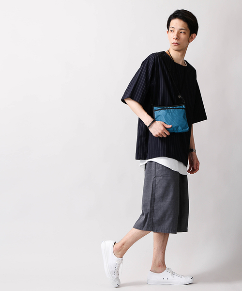 WEGO(ウィゴー)の「WEGO/ミニサコッシュ(ショルダーバッグ・メンズ・ブラック/オレンジ/その他1/ブルー・FREE)」の15枚目の写真