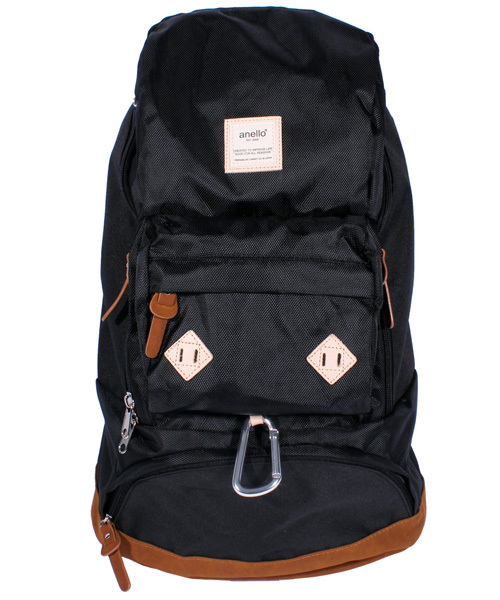anello(アネロ)の「クレイジー 切替 リュックサック アウトドア anello(バックパック/リュック・メンズ・ネイビー/C/ブラック/B/レッド/A・FREE)」の2枚目の写真