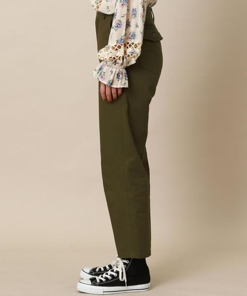 Another Edition（アナザーエディション）の「ベイカーパンツ（カーゴパンツ・レディース・オリーブ/ワイン・SMALL/MEDIUM）」の5枚目の写真