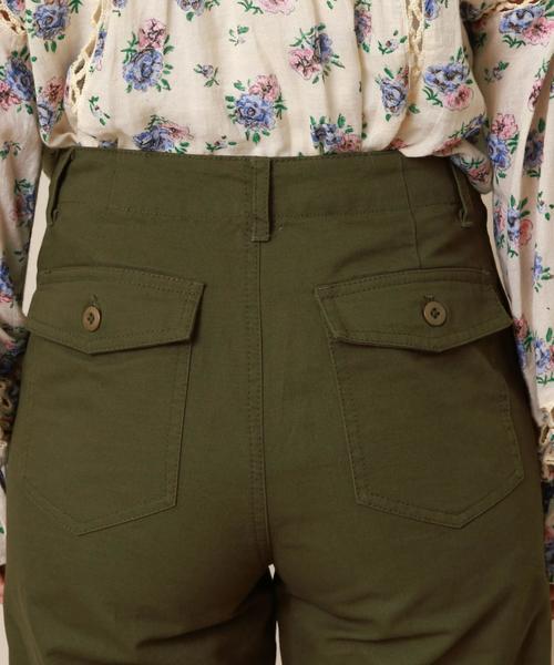 Another Edition（アナザーエディション）の「ベイカーパンツ（カーゴパンツ・レディース・オリーブ/ワイン・SMALL/MEDIUM）」の17枚目の写真