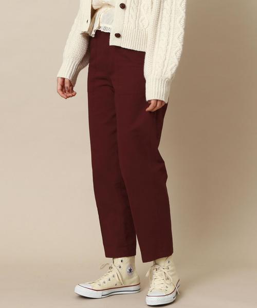 Another Edition（アナザーエディション）の「ベイカーパンツ（カーゴパンツ・レディース・オリーブ/ワイン・SMALL/MEDIUM）」の12枚目の写真