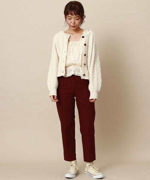 Another Edition（アナザーエディション）の「ベイカーパンツ（カーゴパンツ・レディース・オリーブ/ワイン・SMALL/MEDIUM）」の14枚目の写真