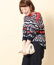 coen | ノルディックジャガードニット(ニット/セーター)