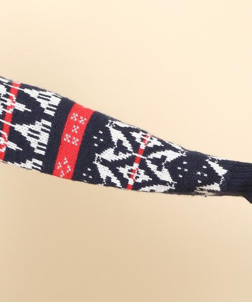 coen（コーエン）の「ノルディックジャガードニット（ニット/セーター・レディース・ネイビー/グリーン・FREE）」の14枚目の写真