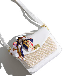 WEGO | WEGO/スカーフ付きショルダーバッグ(ショルダーバッグ)