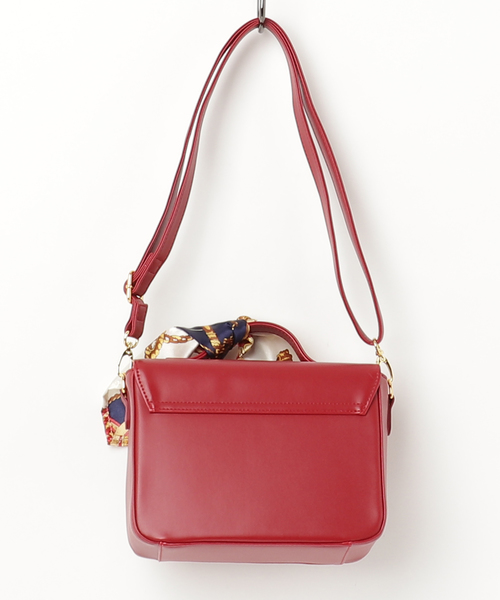 WEGO（ウィゴー）の「WEGO/【2点セット】スカーフ付きショルダーバッグ（ショルダーバッグ・レディース・ブラック/ブラウン/レッド/その他1・FREE）」の19枚目の写真