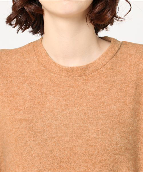 MERLOT(メルロー)の「ポンポンフリンジ×フリルラインワンピース1129(ワンピース・レディース・ブラック/オレンジ/アイボリー・FREE)」の10枚目の写真