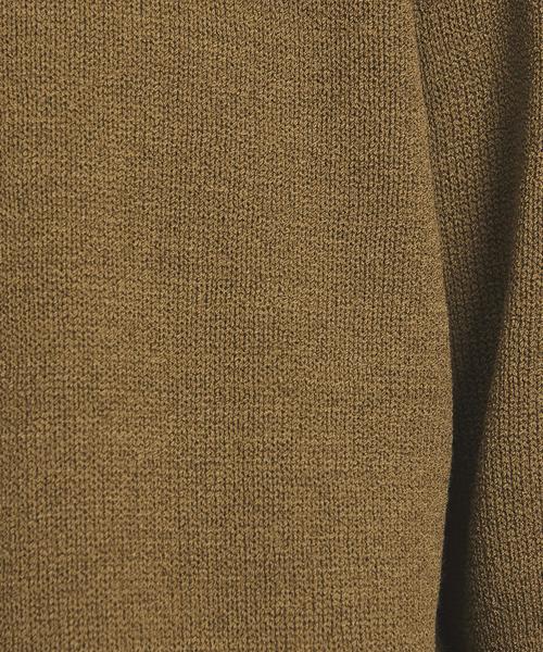 UNITED ARROWS（ユナイテッドアローズ）の「＜tsuki.s（ツキドットエス）＞ D TSUKI ｳｪｰﾌﾞCN LS（ニット/セーター・メンズ・ベージュ/イエロー・LARGE/SMALL/MEDIUM）」の13枚目の写真