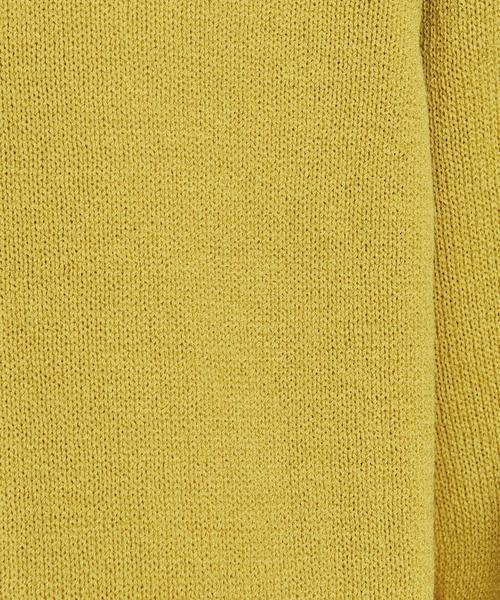 UNITED ARROWS（ユナイテッドアローズ）の「＜tsuki.s（ツキドットエス）＞ D TSUKI ｳｪｰﾌﾞCN LS（ニット/セーター・メンズ・ベージュ/イエロー・LARGE/SMALL/MEDIUM）」の4枚目の写真