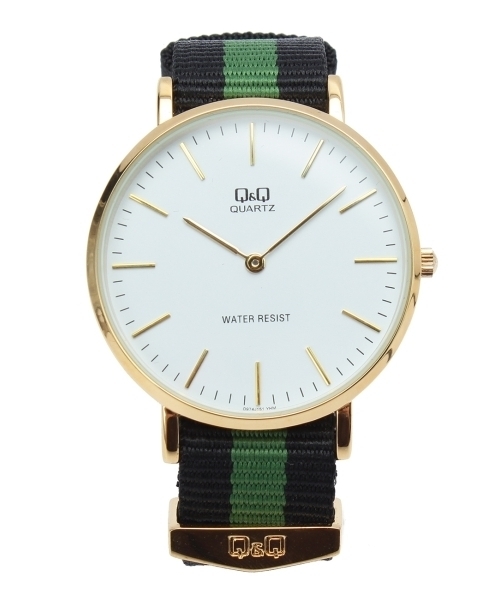 Q&Q（キューアンドキュー）の「【WEB限定あり】Q&Qセンターラインバンド腕時計（アナログ腕時計・レディース・レッド/オフホワイト/ブルー/グリーン・00）」の3枚目の写真