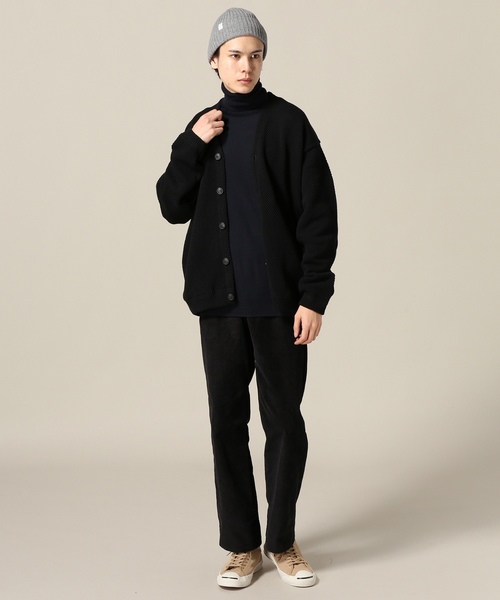 crepuscule（クレプスキュール）の「◇CREPUSCULE / クレプスキュール 別注 CARDIGAN（カーディガン/ボレロ・メンズ・ブラック/カーキ/オレンジ/マスタード・MEDIUM/SMALL）」の5枚目の写真