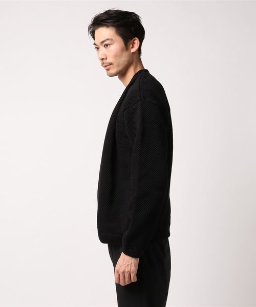 crepuscule（クレプスキュール）の「◇CREPUSCULE / クレプスキュール 別注 CARDIGAN（カーディガン/ボレロ・メンズ・ブラック/カーキ/オレンジ/マスタード・MEDIUM/SMALL）」の11枚目の写真