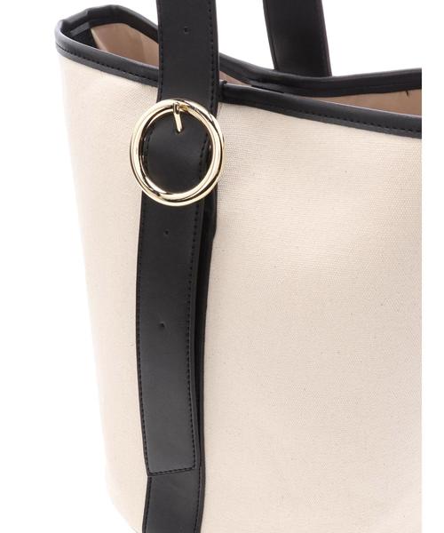 koe（コエ）の「Wフェイス2WAYキャンバスバッグ（トートバッグ・レディース・ブラック/シルバー・FREE）」の11枚目の写真