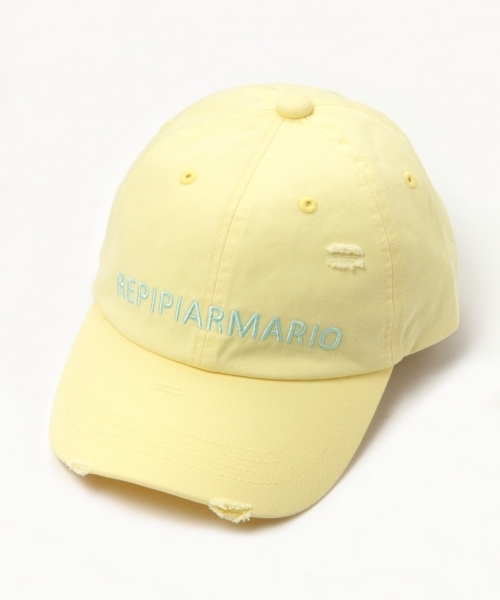 repipi armario（レピピ アルマリオ）の「ダメージローＣＡＰ（キャップ・キッズ・ライトイエロー/ブルー/ブラック/ホワイト/ライトピンク/オレンジ/パープル/レッド・FREE）」の6枚目の写真