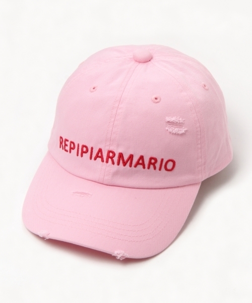 repipi armario（レピピ アルマリオ）の「ダメージローＣＡＰ（キャップ・キッズ・ライトイエロー/ブルー/ブラック/ホワイト/ライトピンク/オレンジ/パープル/レッド・FREE）」の7枚目の写真