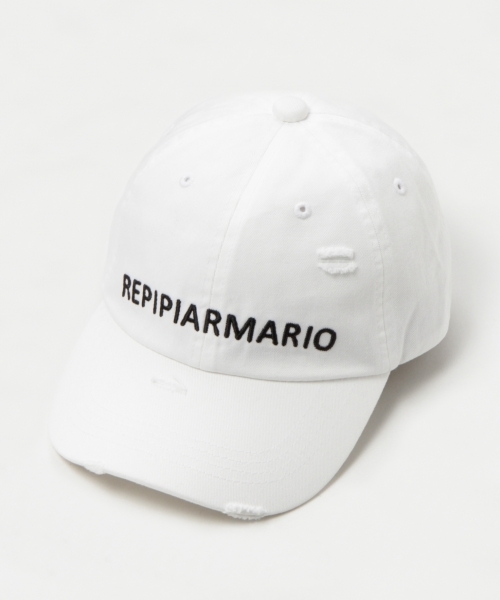 repipi armario（レピピ アルマリオ）の「ダメージローＣＡＰ（キャップ・キッズ・ライトイエロー/ブルー/ブラック/ホワイト/ライトピンク/オレンジ/パープル/レッド・FREE）」の2枚目の写真