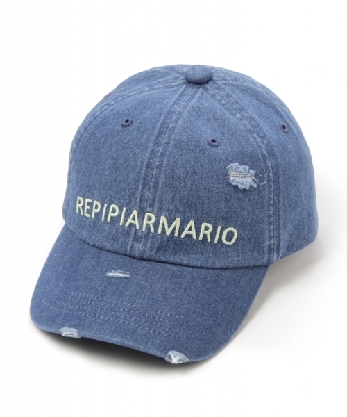 repipi armario（レピピ アルマリオ）の「ダメージローＣＡＰ（キャップ・キッズ・ライトイエロー/ブルー/ブラック/ホワイト/ライトピンク/オレンジ/パープル/レッド・FREE）」の4枚目の写真