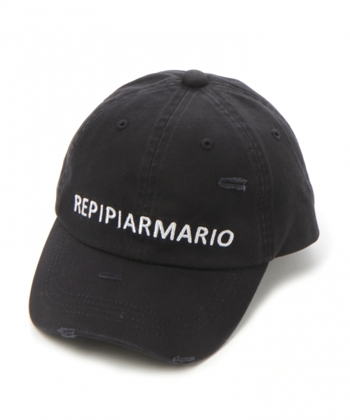 repipi armario（レピピ アルマリオ）の「ダメージローＣＡＰ（キャップ・キッズ・ライトイエロー/ブルー/ブラック/ホワイト/ライトピンク/オレンジ/パープル/レッド・FREE）」の3枚目の写真