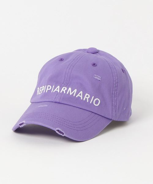 repipi armario（レピピ アルマリオ）の「ダメージローＣＡＰ（キャップ・キッズ・ライトイエロー/ブルー/ブラック/ホワイト/ライトピンク/オレンジ/パープル/レッド・FREE）」の5枚目の写真