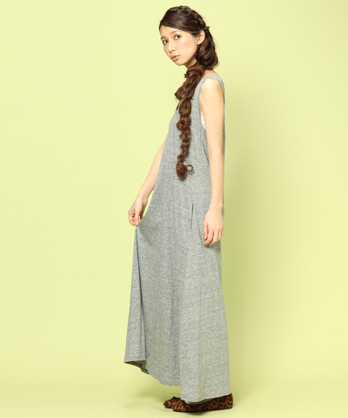 green label relaxing(グリーンレーベルリラクシング)の「■■■GC リヨセルC マキシワンピース NS(ワンピース・レディース・ブラック/グレー/ターコイズブルー/コバルトブルー/イエロー・36/38)」の7枚目の写真