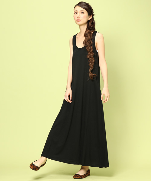 green label relaxing(グリーンレーベルリラクシング)の「■■■GC リヨセルC マキシワンピース NS(ワンピース・レディース・ブラック/グレー/ターコイズブルー/コバルトブルー/イエロー・36/38)」の15枚目の写真