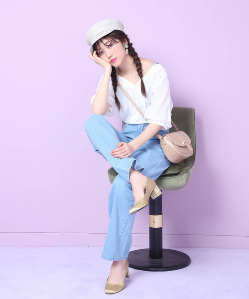 one after another NICE CLAUP（ワンアフターアナザーナイスクラップ）の「柄アソートブラウス（シャツ/ブラウス・レディース・ストライプ/ドット/チェック/オフホワイト/レッド系その他・FREE）」の21枚目の写真