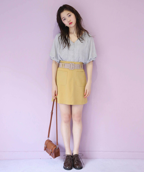 one after another NICE CLAUP（ワンアフターアナザーナイスクラップ）の「柄アソートブラウス（シャツ/ブラウス・レディース・ストライプ/ドット/チェック/オフホワイト/レッド系その他・FREE）」の20枚目の写真