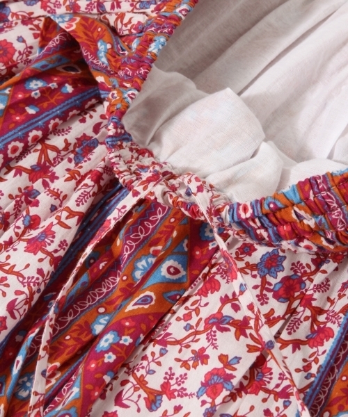 LOWRYS FARM（ローリーズファーム）の「ペイズリーマキシスカート　786673 （スカート・レディース・パープル/オレンジ・FREE）」の10枚目の写真