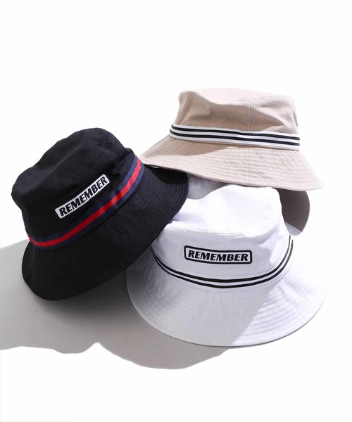 WEGO（ウィゴー）の「WEGO/ロゴラインバケットハット（ハット・レディース・ホワイト/ベージュ/ブラック・FREE）」の12枚目の写真