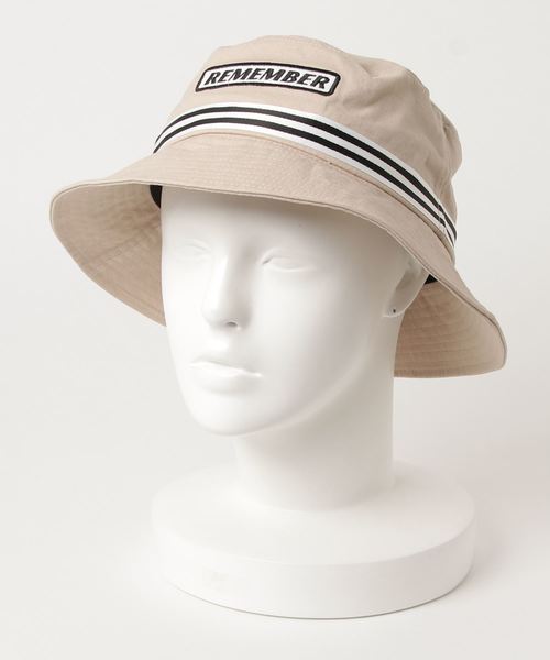 WEGO（ウィゴー）の「WEGO/ロゴラインバケットハット（ハット・レディース・ホワイト/ベージュ/ブラック・FREE）」の11枚目の写真